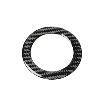 

ADecor Steering Wheel trim Car Center Sticker For BMW 3 Series E46 4-door Double-sided tape Black