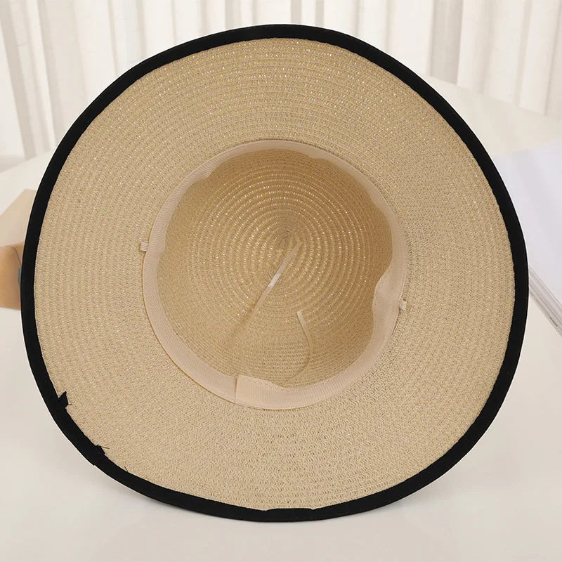 Women's Straw Casual Hat, Uv Protection 