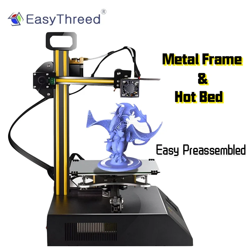 cheap Easythreed Mars Foldable 3D Printer Classic Full Metal Frame with LCD Large Platform High Precision good quality FDM