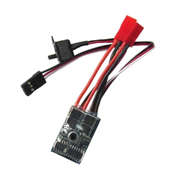 

Rc ESC 10a Brushed Motor Speed Controller for Rc Car Boat W/o Brake without brake