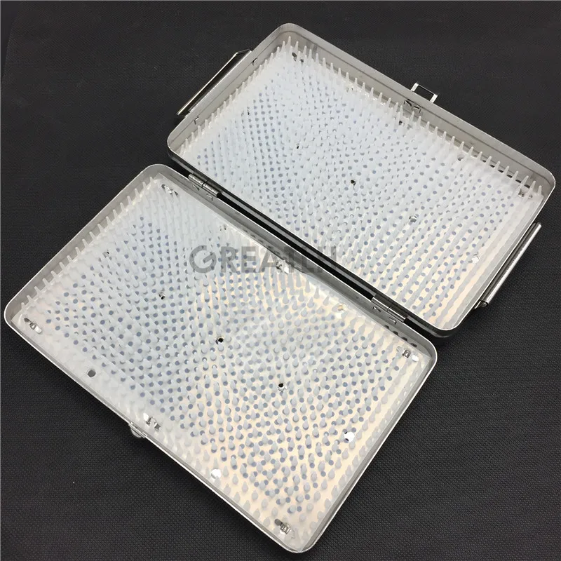 

big sterilization tray box cas double level ophthalmic eye surgical instrum