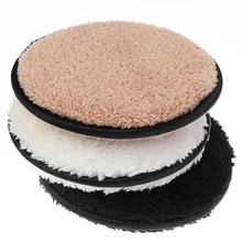 1 шт. двухсторонний микроволокнистая замша мягкий и Чистый Макияж спонж для снятия Прямая