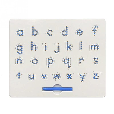Alphabet02 17.5x21.5 Магнитный планшет для рисования доска-планшет с магнитной стилусы для детей Обучающие обучение рисованию доска игрушки для детей, подарки - Цвет: Alphabet02 17.5x21.5