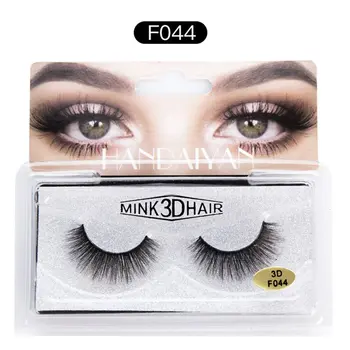 

3D Mink False Eyelashes Fake Eye Lashes Handmade Strip Lashes Eyelash Natural Bending Makeup Cosmetics Tool Box dropship