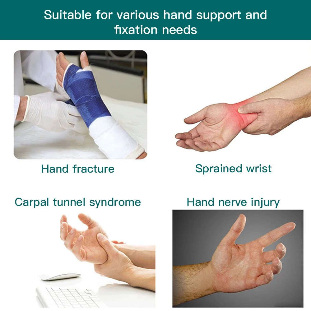Adjustable Hand Wrist Fracture Fixed Fingerboard Finger Corrector Old People Stroke Hemiplegic Rehabilitation Training Equipment