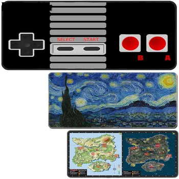 

11.11 Hot Sale Computer Gaming Mousepad High Quality Casual Office Desk Mat Custom DIY XL 900 x 400 mm Rubber Keyboard Mouse Pad