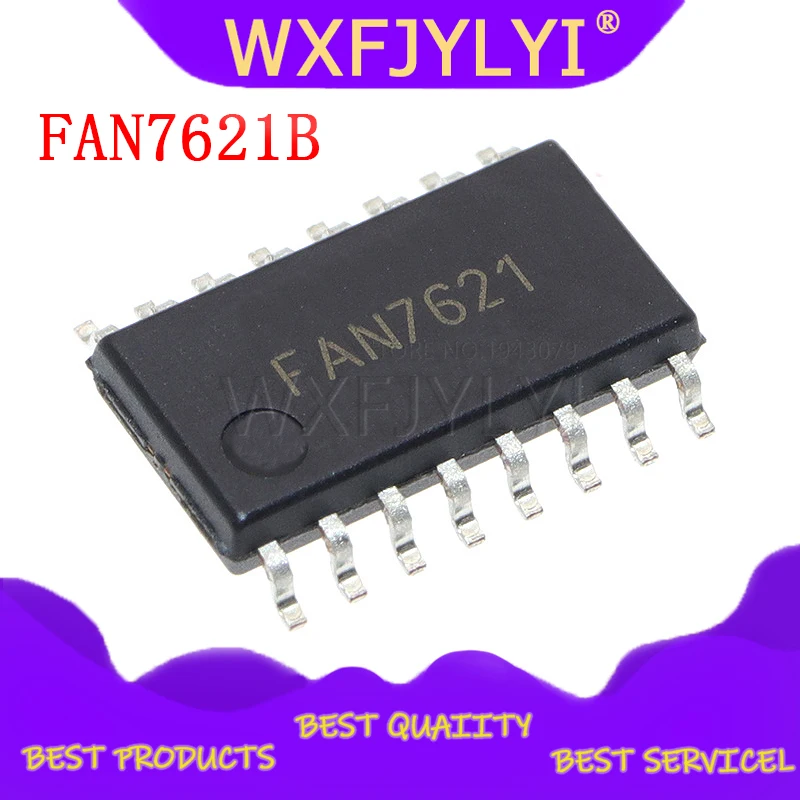 5 шт. FAN7621B 7621 ЖК-чип управления FAN7621 SOP16 FAN7621BSJ FAN7621BSJX PFM контроллер для полумостовых