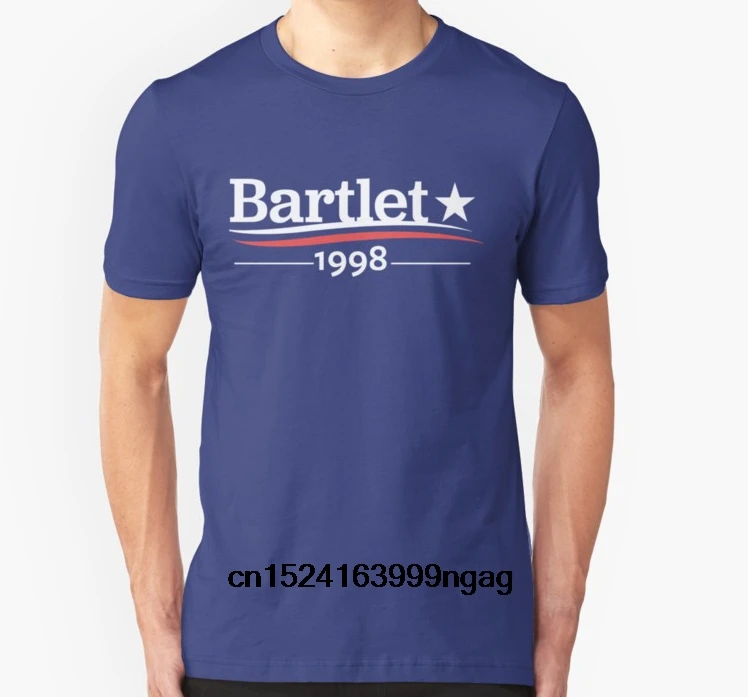Fashion Cool Men T shirt Women Funny tshirt WEST WING President BARTLET 1998 White House Customized Printed T-Shirt |