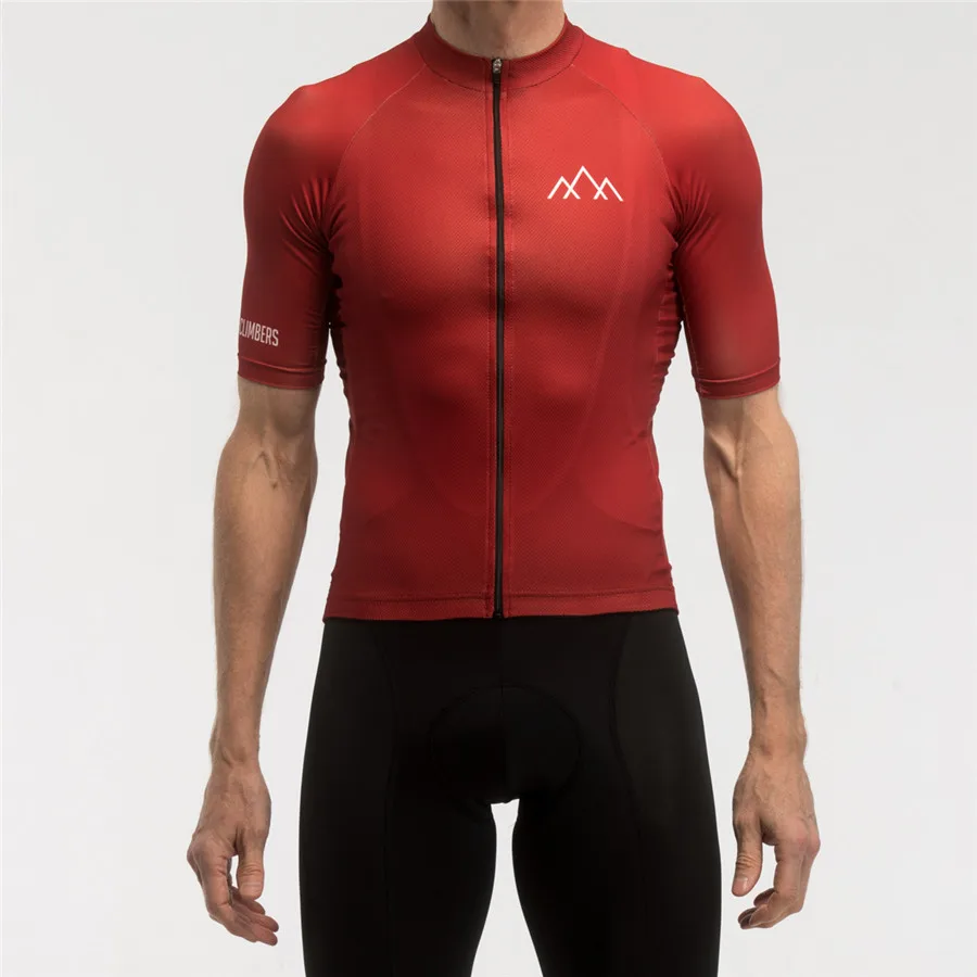 Красный UCI Pro велосипед с коротким рукавом Maillot Ciclismo мужские велосипедные Джерси летние дышащие комплекты одежды для велоспорта - Цвет: 5