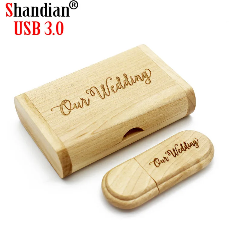 SHANDIAN USB 3 0 бесплатная доставка логотип клиента деревянный флеш накопитель