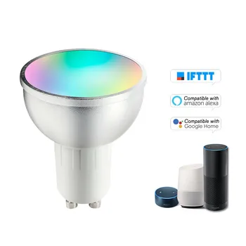 

NEWKBO V18 Smart WIFI LED Bulb RGB+W LED Bulb 6W E27 Dimmable Light Phone Remote Control Voice Control Light Bulb