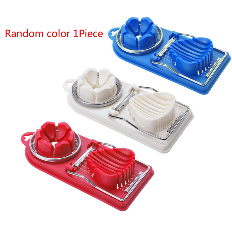 Random color 1 PC A 2в1 многофункциональная овощерезка для яиц из нержавеющей стали ручной кухонный комбайн инструменты для приготовления пищи Кухонные гаджеты - Цвет: Random color 1 PC A