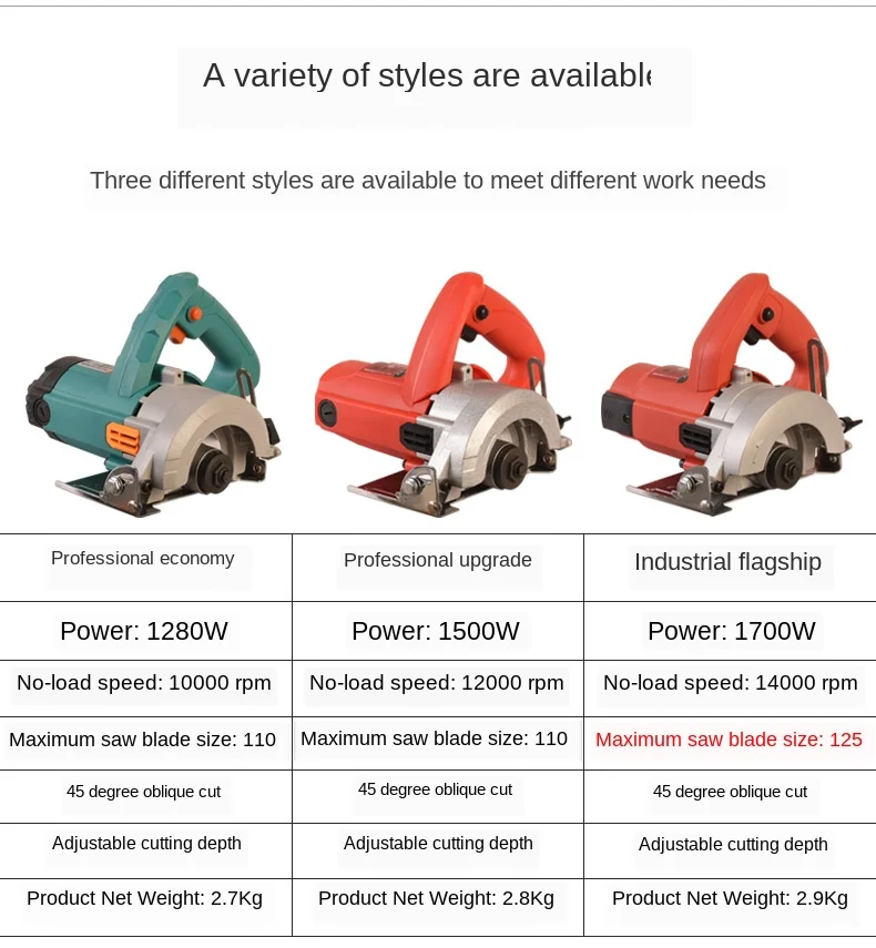 Stone cutting machine tile woodworking small portable household marble machine slotting machine 2