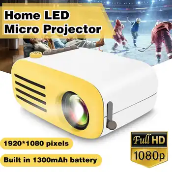

LED Projector TFT LCD400-600 lumens 23 Languages 800:1 320*240 1920*1080 Portable Projector Home Theater Beamer projector