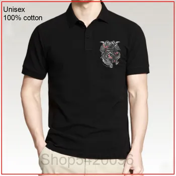 

2020 Samurai Polo Shirts Seven Samurai Black Plus size 100 Percent Cotton Tee Shirt Fun Casual Mens Printed Short Sleeves Shirts