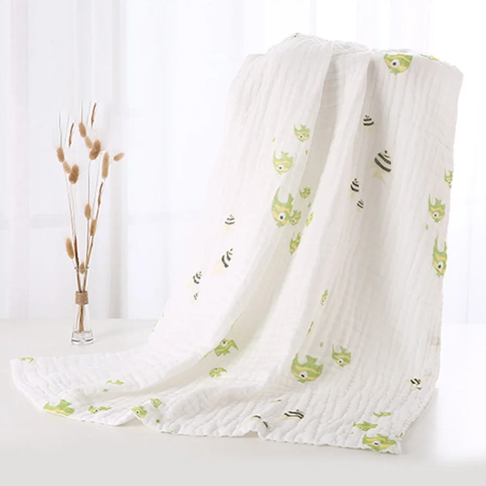 New Muslin Swaddle Baby Blankets Wrap 6 Layer Bath Towel Bedding | Мать и ребенок