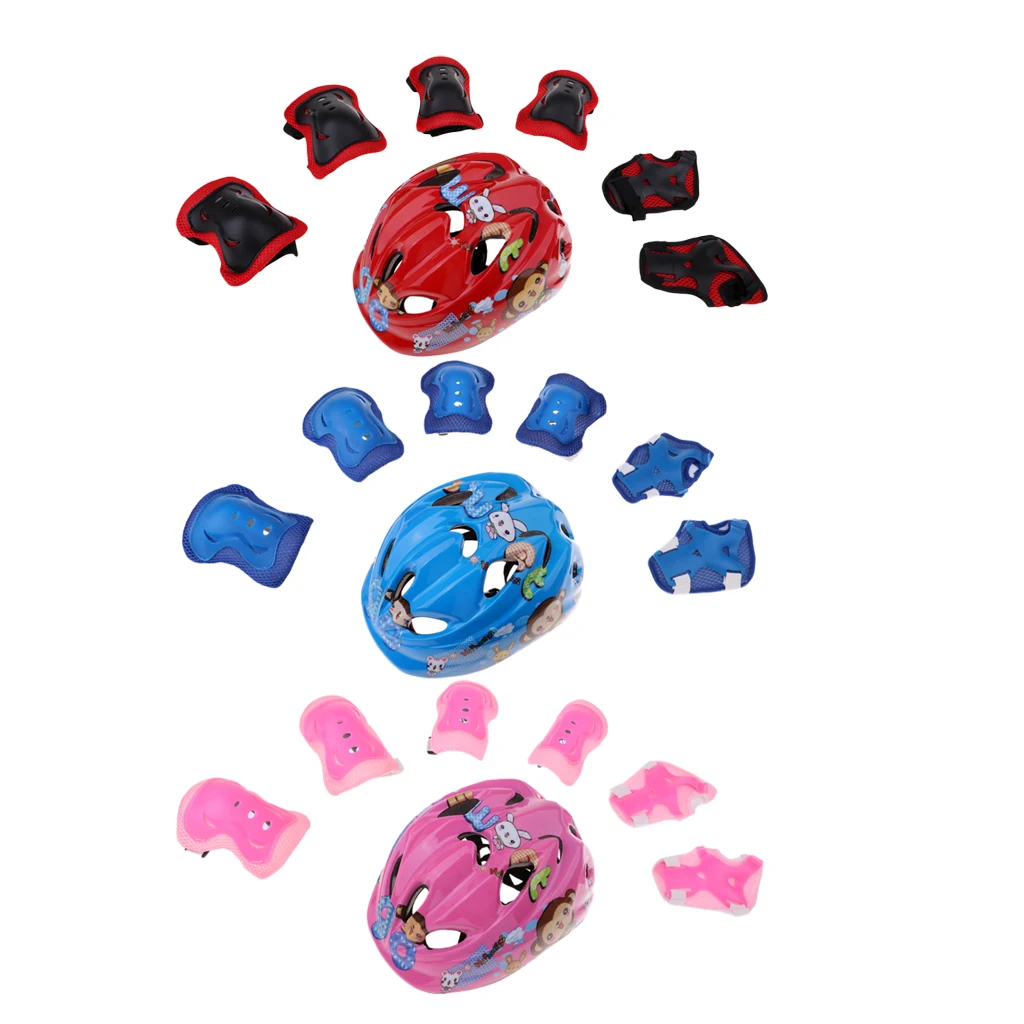 Toddler Kids Skating Skateboard BMX Scooter Cycling Helmet Protective Gear Pads Motorcycle Head Protection 3 Colors Durable 