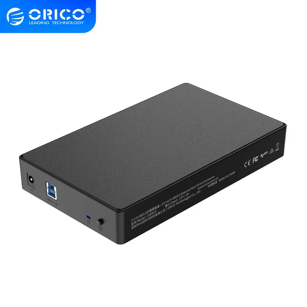 Чехол ORICO для жесткого диска 3 5 дюйма SATA к USB 0 полностью сетчатый жесткий диск HDD