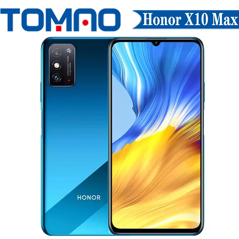 Оригинальный Смартфон Honor X10 Max задняя камера 48 МП большой экран 7 09 дюйма 6 ГБ 8 ОЗУ