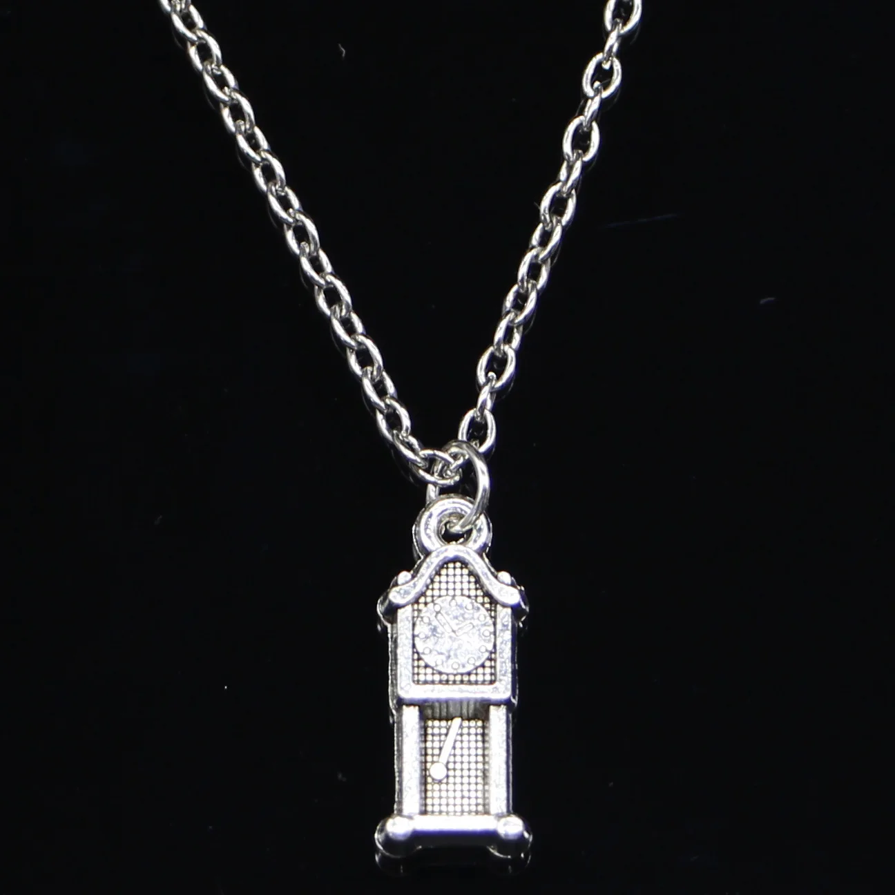 20pcs New Fashion Necklace 20x8mm grandfather clock antique Pendants Short Long Women Men Colar Gift Jewelry Choker | Украшения и