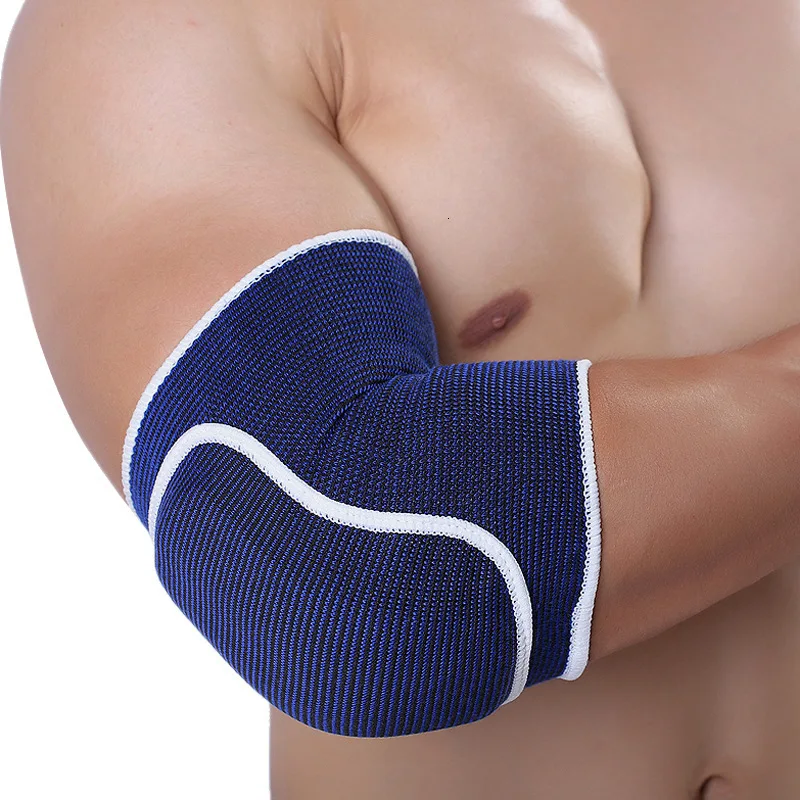 1 Pair Volleyball Elbow Support Pads Sports Fitness Basketball Elbow Brace Guard Men Women Breathable Arm Protector Wrap 2