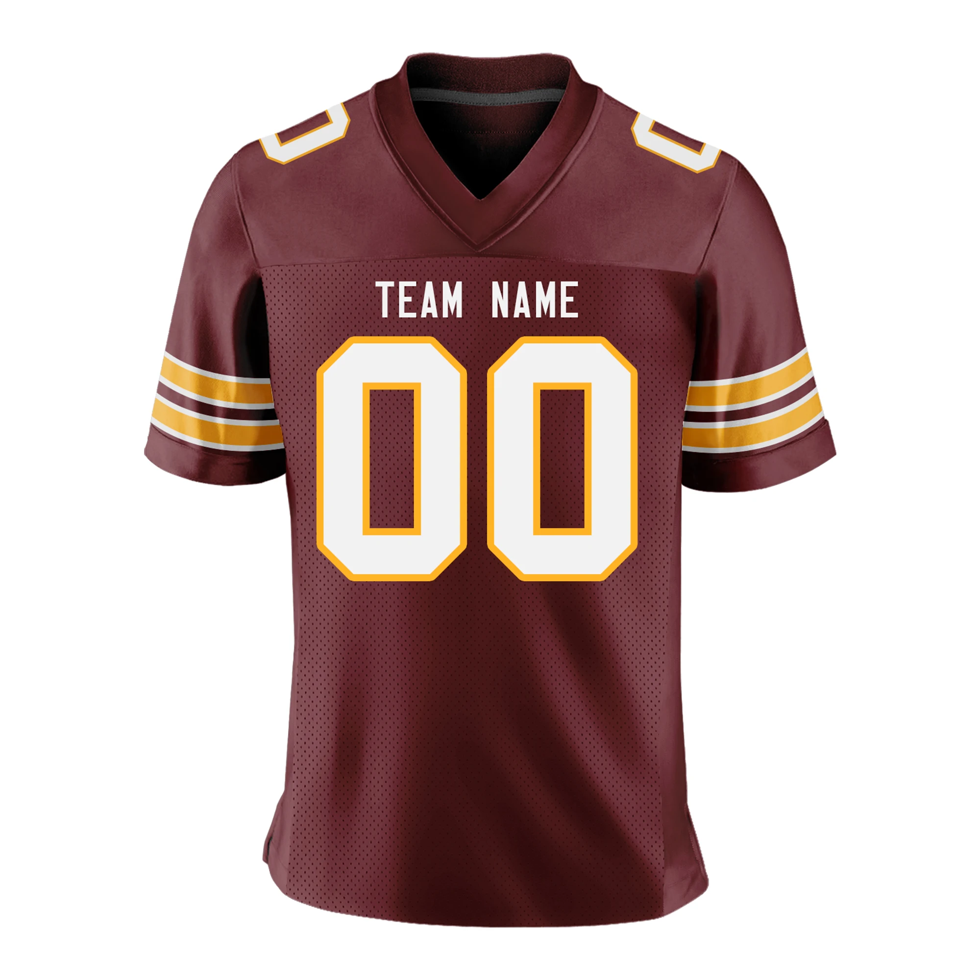 Sublimation Printing American Football Jerseys Men's Football Shirt Plus Size Mesh Breathable Shirts for Youth