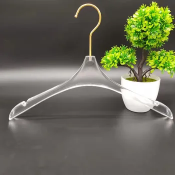 

Acrylic clothes hanger high grade transparent clothes hanger for men and women