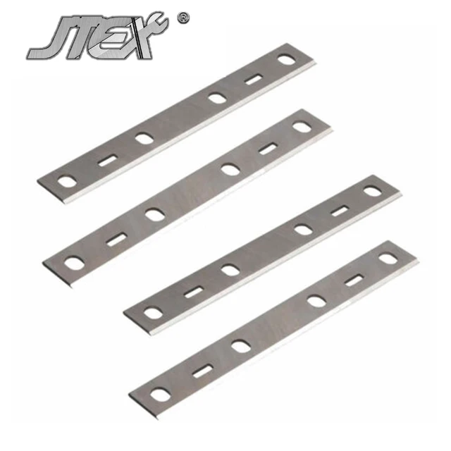 JTEX 210*22*1.8mm HSS Planer Blades Reversible Wood Planer Cutting Tools For Scheppach HT850, Woodstar PT85 Kity PT850 2PCS/4PCS 4PCS