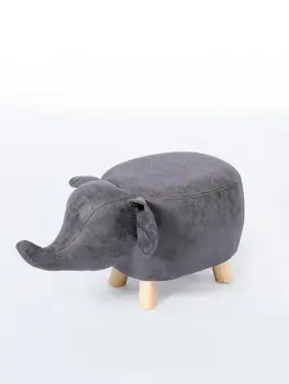 

Fashionable Creative Calf, Children, Animals, Shoes, Benches, Household Footstools, Low Stools, Small Wooden Stools, Solid Woode