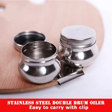 Картина масленка Толстая нержавеющая сталь с крышкой одинарный и двойной барабан легко чистить товары для рукоделия