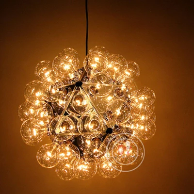 Taraxacum bubbles Pendant Lights Glass Mirror Ball Hanging Lamp Kitchen Modern20