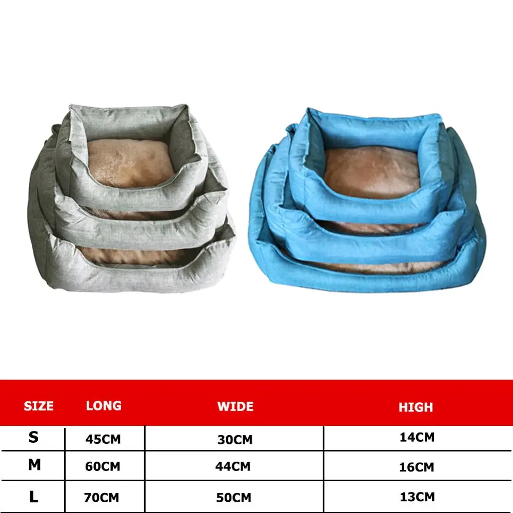Plush Dog Sleep Bed Pet Lounger Cushion Cat Dog Kennel Winter Puppy Sofa House Bed Pet Supplies S M L Plush Dog Sleep Bed Pet Lounger Cushion Cat Dog Kennel Winter Puppy Sofa House Bed Pet Supplies S M L