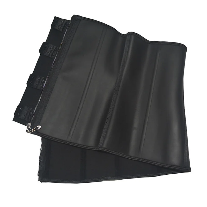 Женские топы латексные тренировочные Корсеты на молнии и с крючком