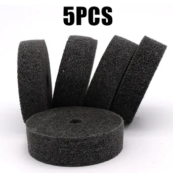 

5Pcs 3inch 75mm Nylon Fiber Polishing Grinding Wheel Replacement For Bench Grinder And Plastic Surface Decoration Line Process