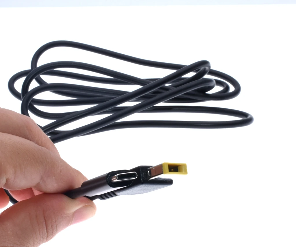 USB 3,1 type C кабель для зарядки угловой PD эмулятор триггер Dc разъем для ноутбука адаптер питания для lenovo Thinkpad X1 Carbon Yoga 13