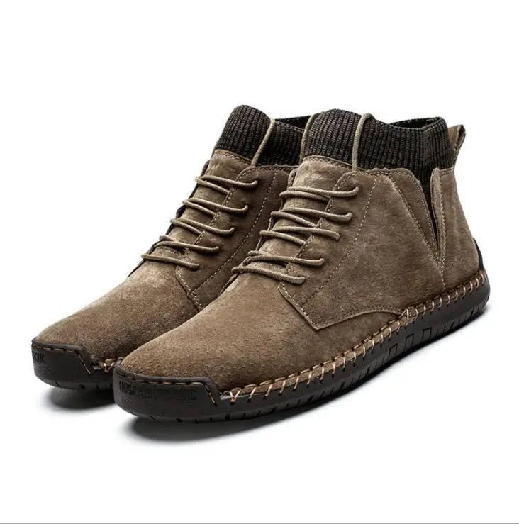 

free shipping men ankle boots Non-slip snow boots men mens winter boots