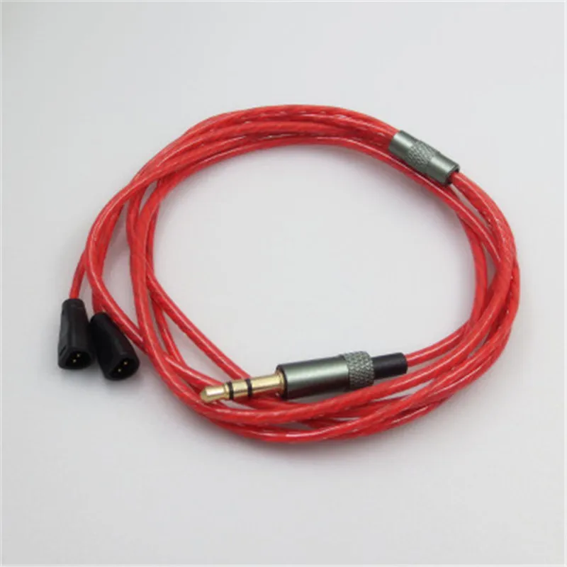 

Replacement Audio Cable for Sennheiser IE8I IE80 IE80S Headphones upgrade Cord Headsets Wire Connecter Red Blue Black 23 AugT0