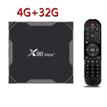 

Smart TV Box And roid 9.0 X96 Max Plus 4GB 64GB Amlogic S905X3 Quad Core 5.8GHz Wifi 1000M 4K 60fps Set Media Player