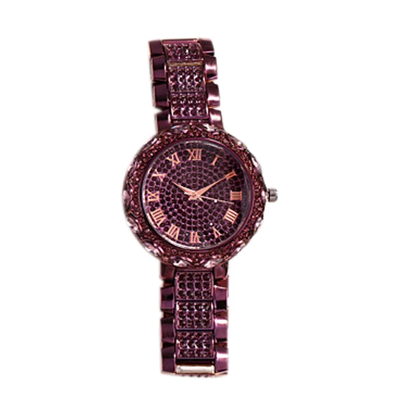 

New Ladies Watch Simple Waterproof Casual Quartz Watch Roman Zircon Temperament Watch