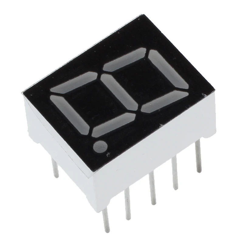 

10 Pcs Common Cathode 10 Pin 1 Bit 7 Segment 0.39" Red LED Display Digital Tube Promotion