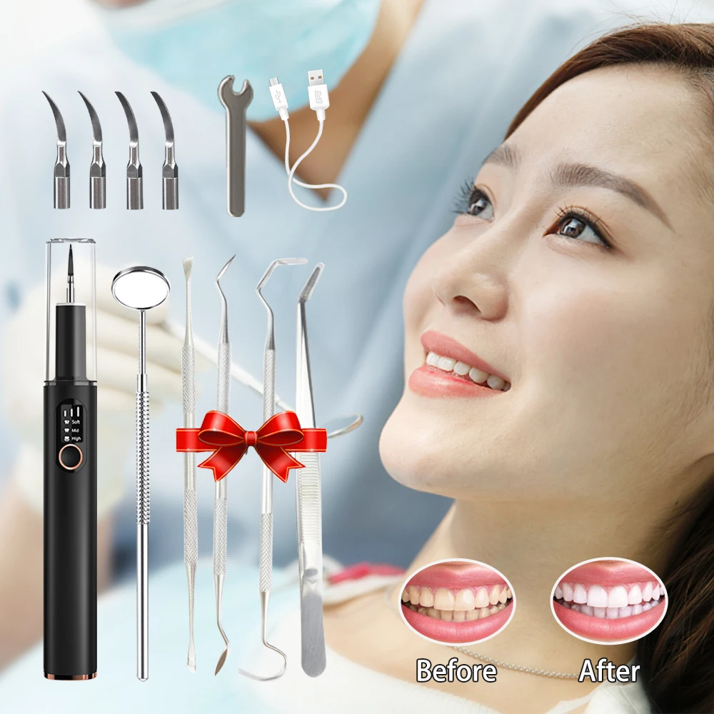 Ультразвуковое удаление зубного налета электрический прибор для удаления