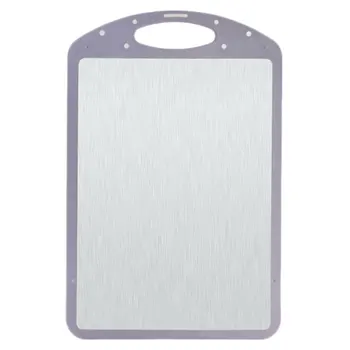 

1PC Stainless Steel Cutting Board Multifunctional Double-Sided Chopping Block for Kitchen Home Cooking