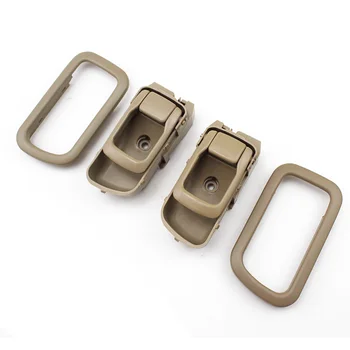 

Car Styling Beige Cover Inner Door Handle Frame Bezel For Nissan Navara D22 Pickup 1997-2012