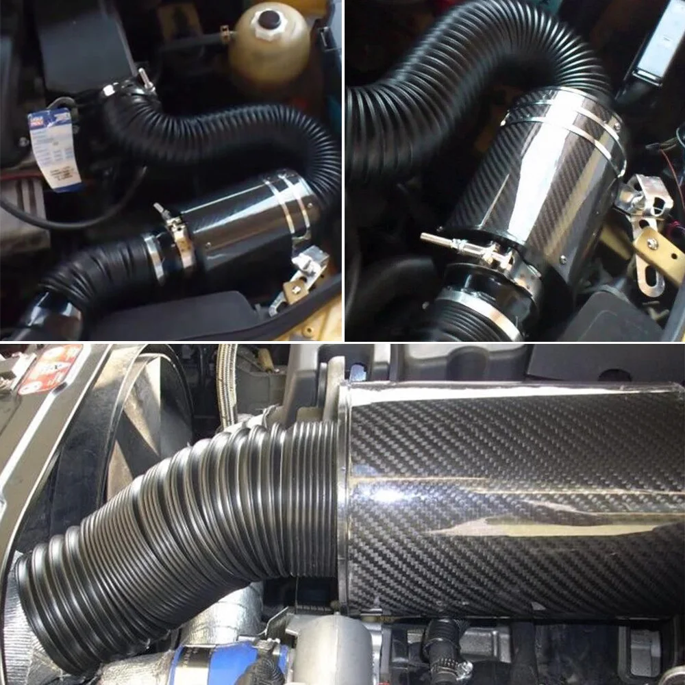Universal Racing Carbon Fiber Air Intake Kit 6