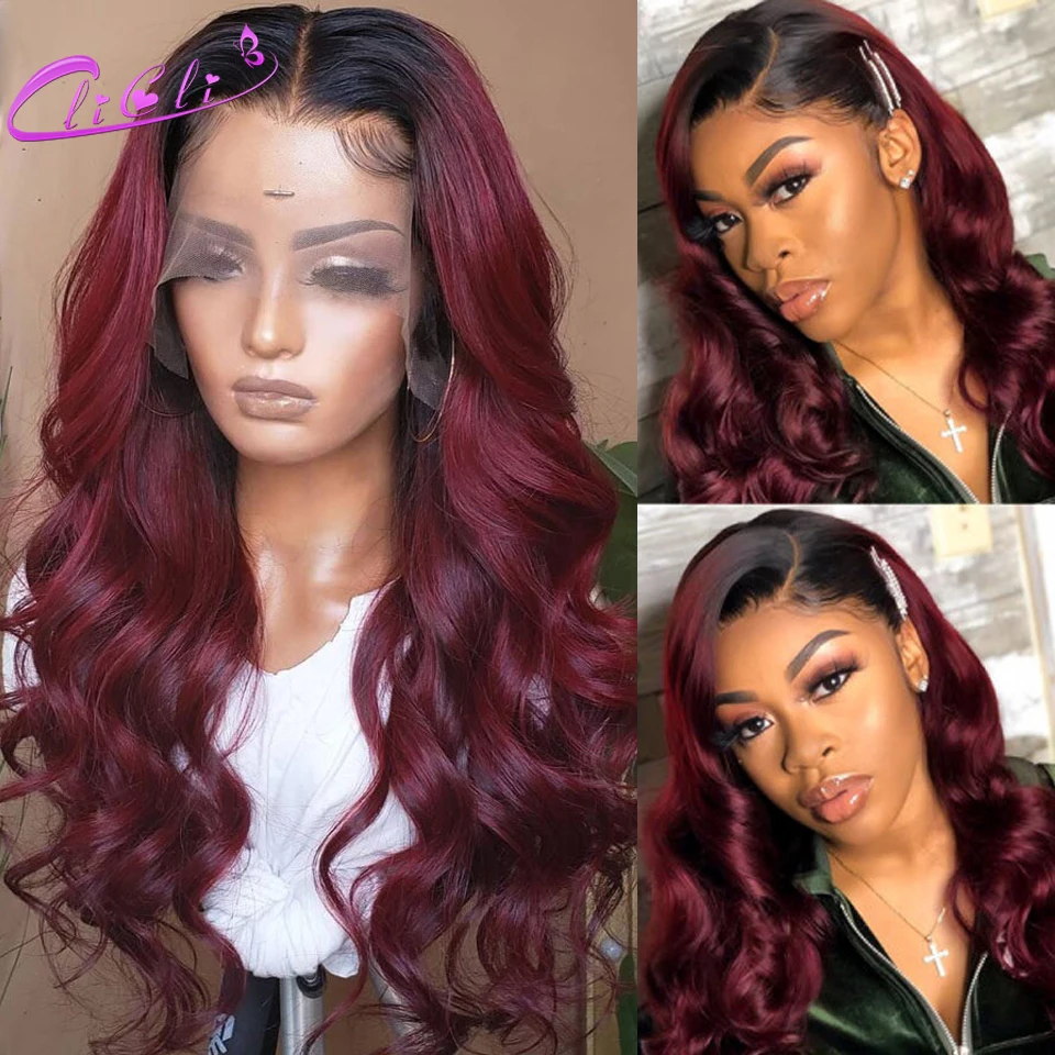 Ombre Lace Front Wig Human Hair Wigs For Women Brazilian Body Wave Lace Front Wig Ombre Blonde Hd Lace Frontal Wig Human Hair