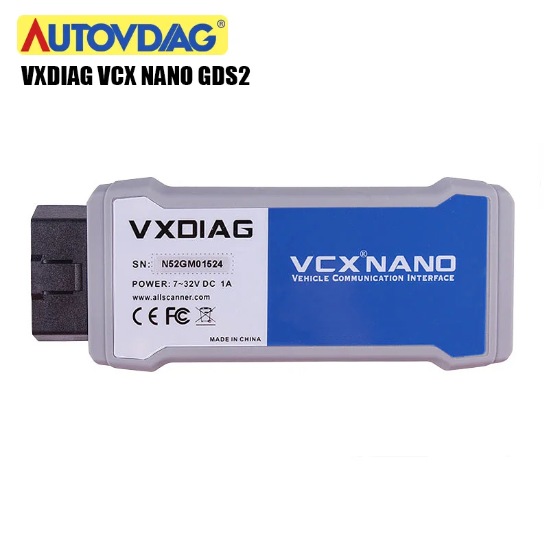 Диагностический прибор VXDIAG VCX NANO для GM OPEL GDS2 Wi Fi USB Gm Tech2 чтение и очистка кодов