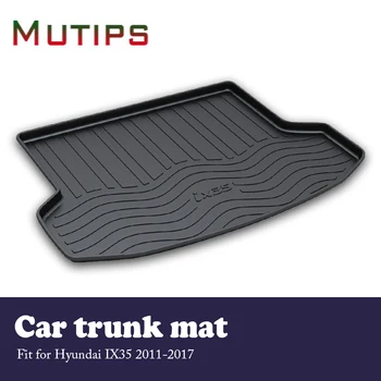 

Mutips Car Cargo rear trunk mat For Hyundai IX35 2011 2012 2013 2014 2015 2016 2017 Anti-slip carpet Waterproof mat Styling auto