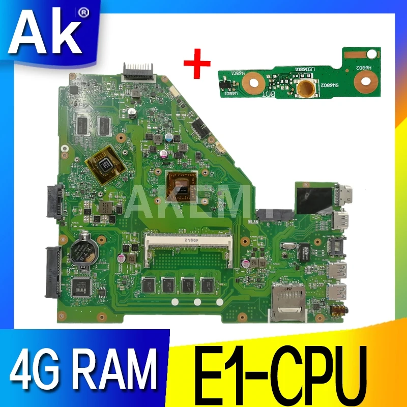 AK X550EP материнская плата для ноутбука For Asus X550E X552E тест оригинальная 4G RAM E1-CPU |