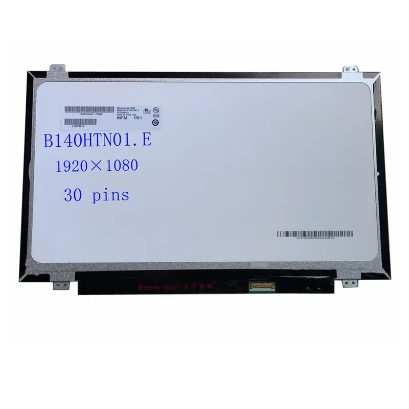 14.0&quotB140HTN01.E B140HTN01.2 B140HTN01.4 Laptop Lcd Screen 1920X1080 EDP 30 Pin | Компьютеры и офис
