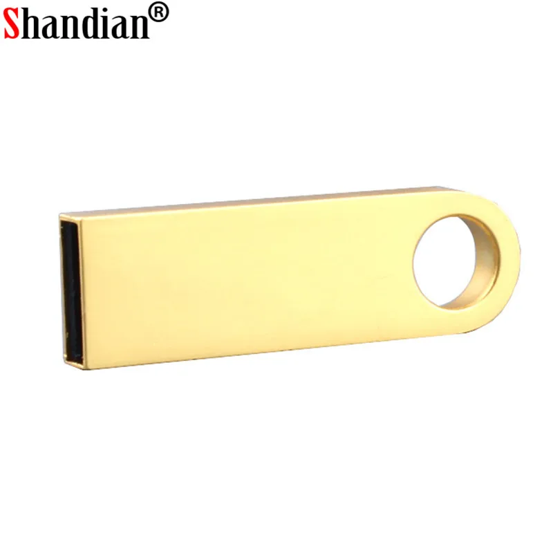 Внешний флэш накопитель SHANDIAN из нержавеющей стали 4 ГБ 8 16 32 ГБ|USB флэш-накопители| |